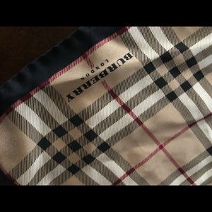 Burberry 100% silk scarf authentic